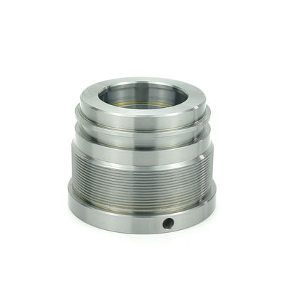 Customized CNC Finished Hydraulic Stainless Steel Threaded Head for Easy Installation