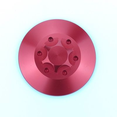 Custom Precision Aluminum CNC Milling Parts with Red Anodizing