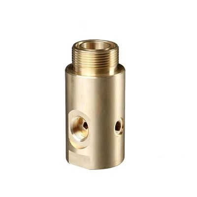 Metal Processing Machinery Parts Brass Flanges Part for Precision CNC Machining Milling