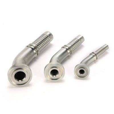 Metal Connector Hydraulic Fittings for Customized Carbon Steel Flange Hose Pipe Parts