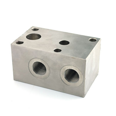 ASTM Standard Customized CNC Machining Center for Hydraulic System Manifold Valve Block