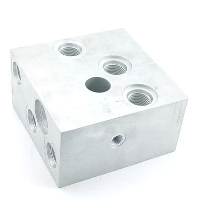 Metal CNC Service Custom Machining Aluminium Valve Hydraulic Manifold Block
