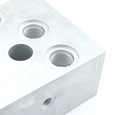 Metal CNC Service Custom Machining Aluminium Valve Hydraulic Manifold Block