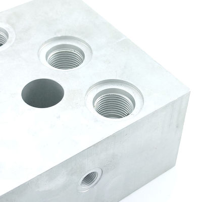 Metal CNC Service Custom Machining Aluminium Valve Hydraulic Manifold Block