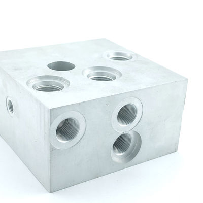 Metal CNC Service Custom Machining Aluminium Valve Hydraulic Manifold Block